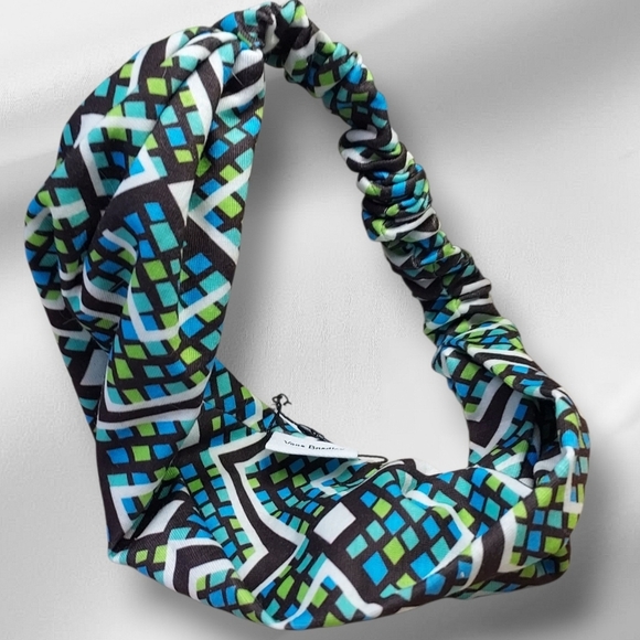 Vera Bradley Wide Knit Head Band With Elastic~Rain Forest~NWT - Picture 1 of 3